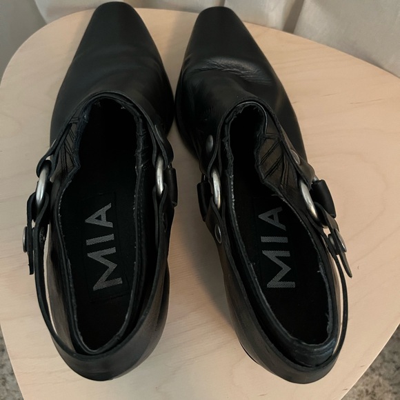 MIA 90s leather motorcycle booties - Picture 5 of 7